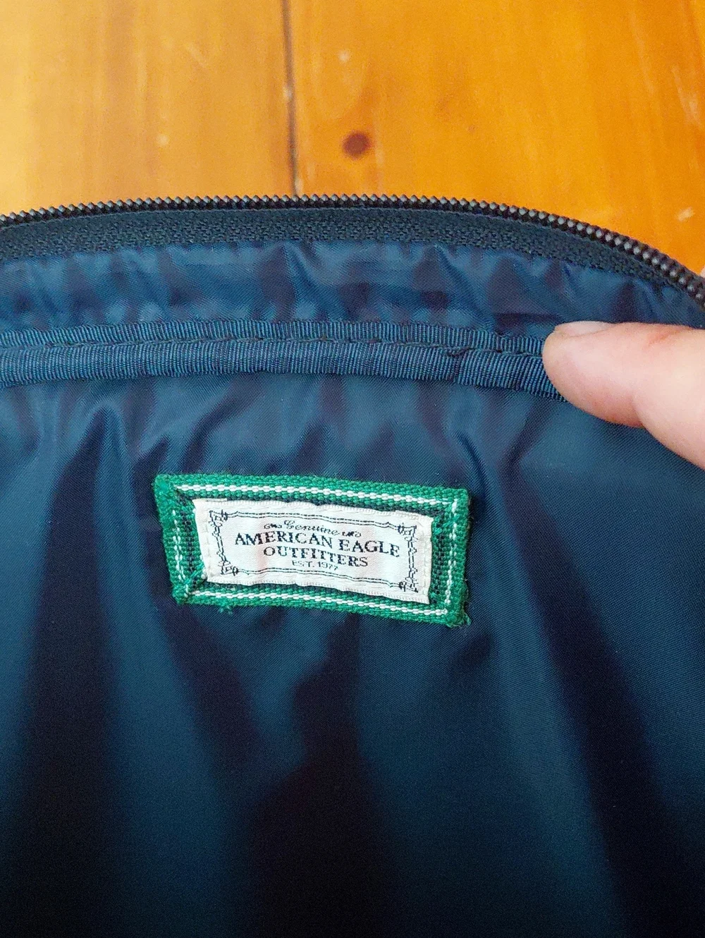 Vtg Y2K American Eagle  Striped Laptop Bag